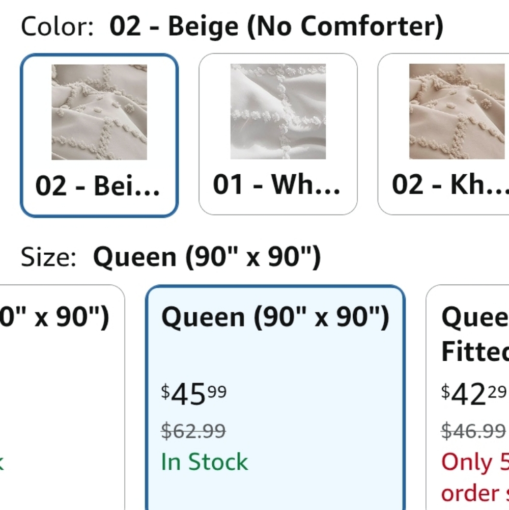Bedsure Boho Beige(Queen) Duvet Bedding Set-New Never Used. - Picture 8 of 8